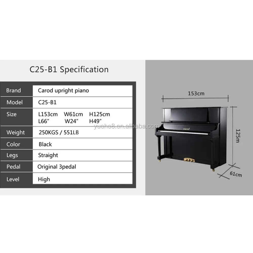 Standard Klavier größe Klavier Größen Klavier Produkt ID 