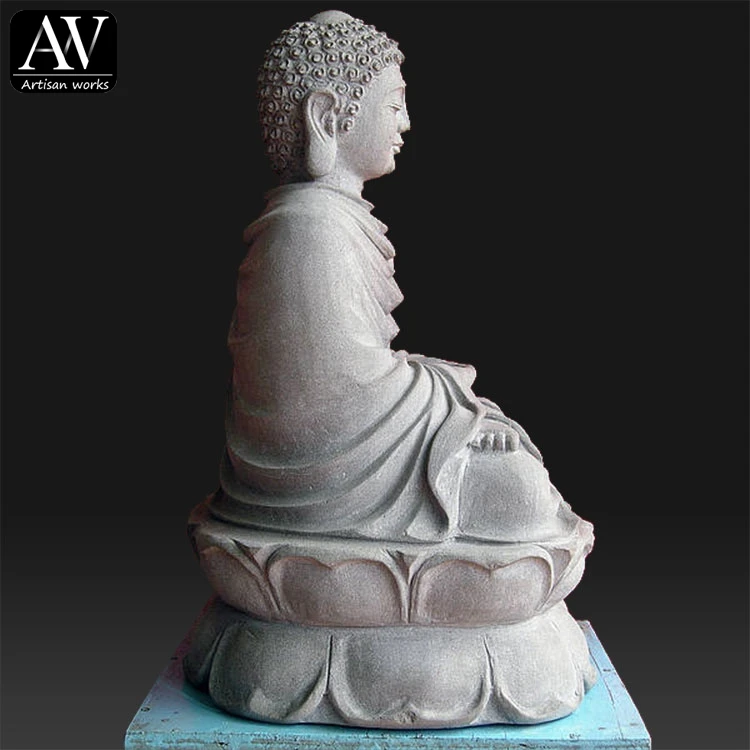 Natural stone large kwan yin statue