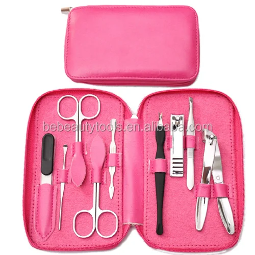 Beauty Disposable Stainless Steel Nail Care Tools Set Grooming Girls ...