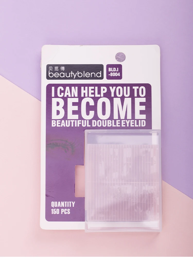 Beautyblend I-8004 Double sided eyelid sticker high quality fiber eyelid sticker eyelid tape
