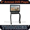 Hot !!! HD 8.5 inch Armrest DVD Player with DVD +USB/SD +AV in/out + 32bit wireless game