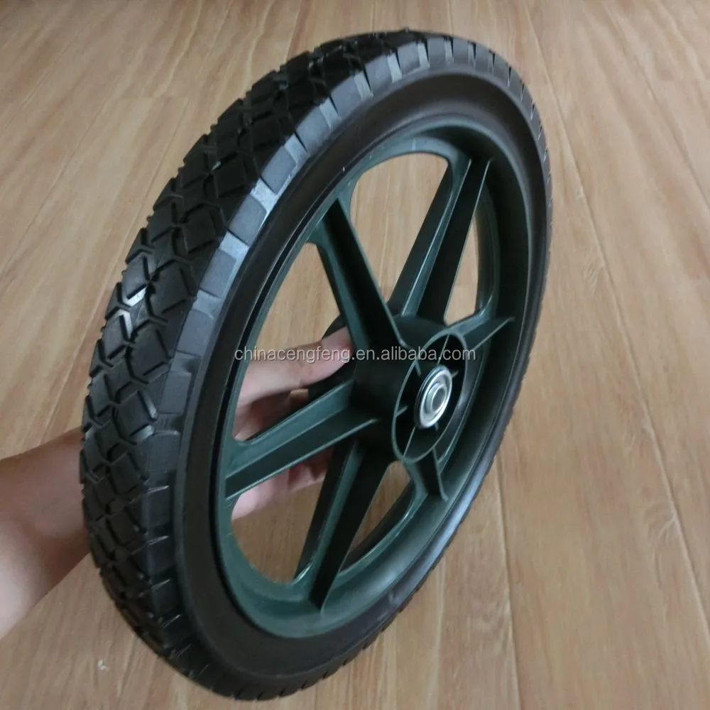Lawn Mower Semi Pneumatic Rubber Tire 14x1.75 With Plastic Hub Buy
