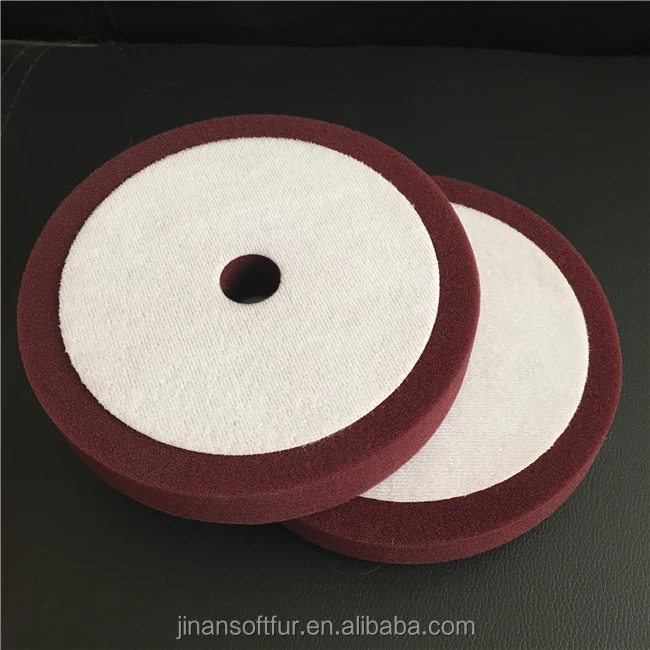 5inch Red Car Buffing Sponge Polishing Buffer Pad