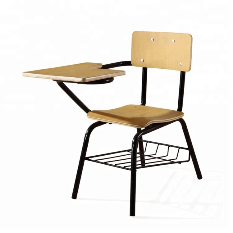 Factory Supply Wooden Classroom Chairs With Writing Pad Buy Chair