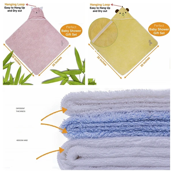 bamboo baby hooded towel