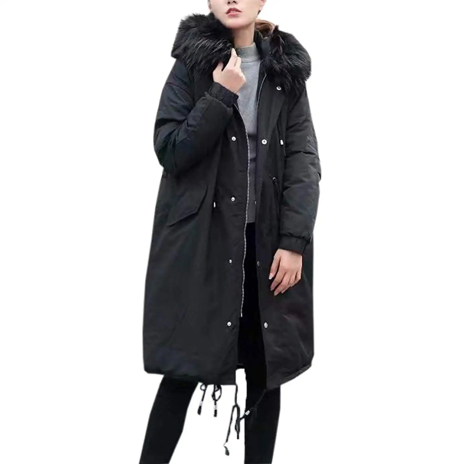 FOURSTEEDS Winter Kids Fleece Lined Print Jacket