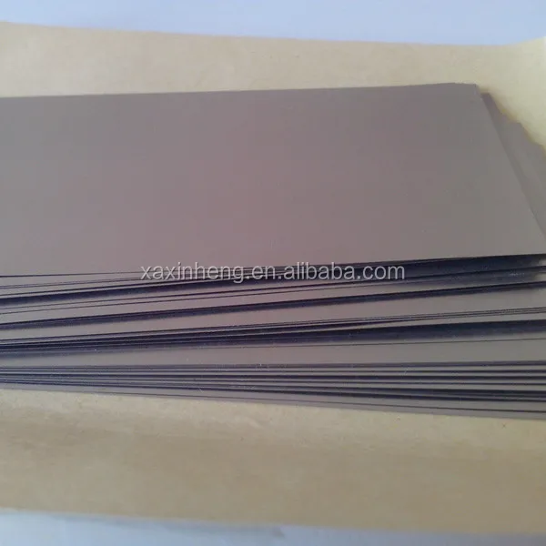 High Temperature Tungsten Heating Element Plate And Foil Pure Tungsten