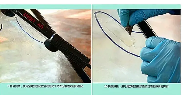 Allplace Windshield Repair Kit Car Windshield Scratch Resin Tools