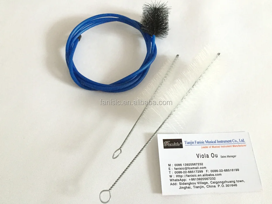 Brasswind Instrument Trumpet Trombone Tuba Horn Cleaning Set Tool Brush