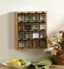 Bamboo 16 Cube Spice Rack