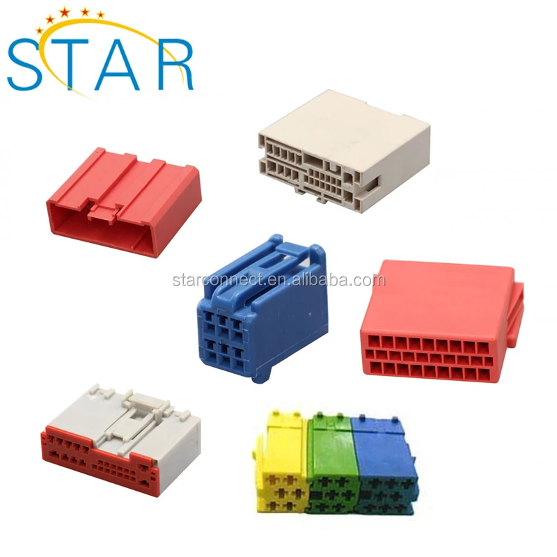 24 Pin Male Female Iso Connector For Cars Radio Cd Player Buy 24 Pin