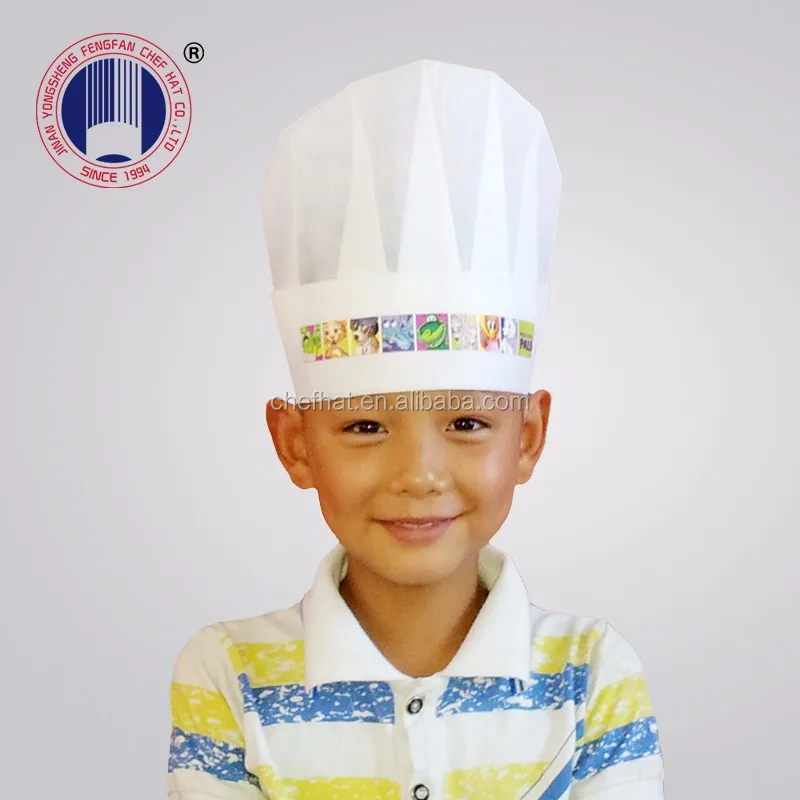 Kids Size Non Woven Material Chef Hat Cook Cap - Buy Chef's Hat For Kid ...