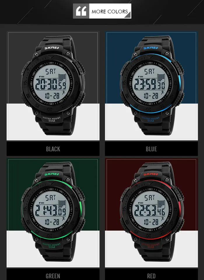 skmei watch pedometer