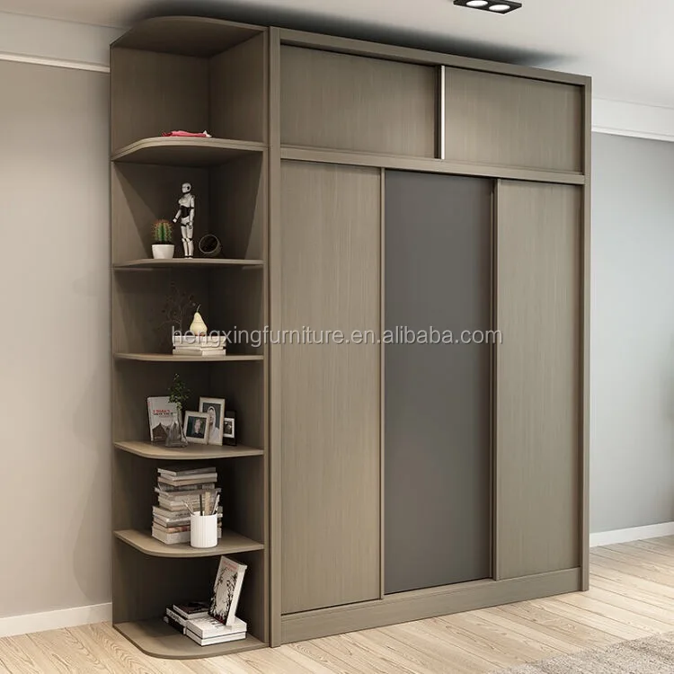 Hot Selling Modern Bedroom Sliding Door Wardrobed And Modern Closet (hx