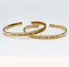 believe in yourself bangle custom engraved name bangle cheap fashion stainless steel bangle for 2016 promotional gifts