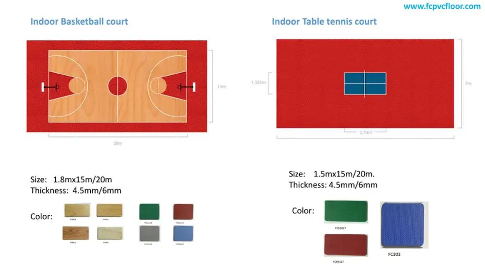 basketball court wood flooring