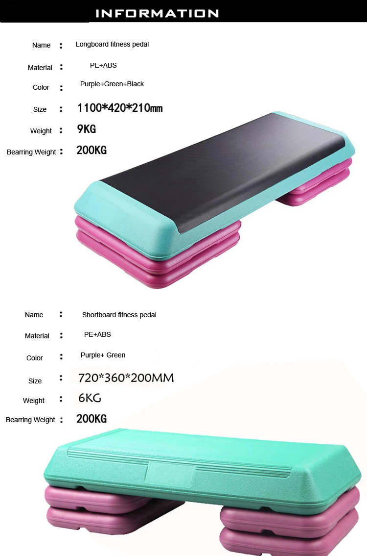 Training Equipment Plastic Fitness Adjustable Aerobic Step Buy