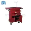 BET-56J Hospital equipment medical abs trolley emergency cart with drawers