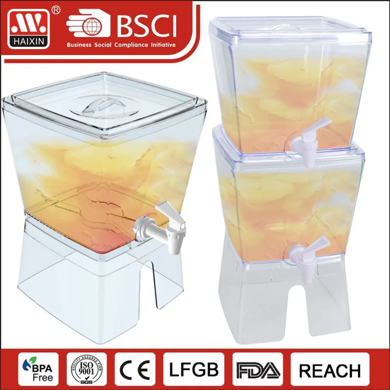 Haixing BPA free Plastic Water Dispenser with Mini Cat-Shape Container for cold water machine 12413