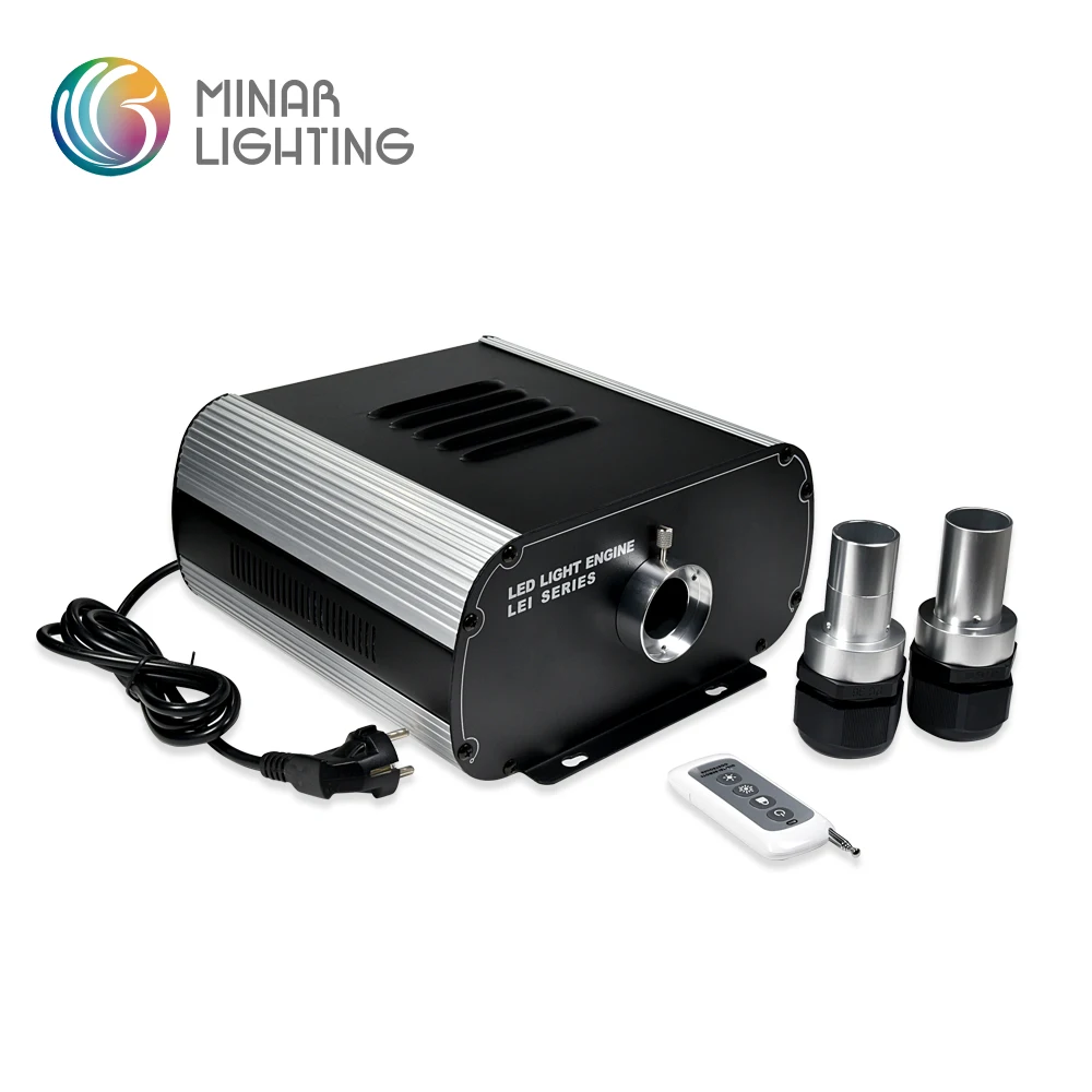 40w Rgbw Led Big Power Fiber Optic Light Generator With Dmx Twinkle