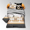 Wholesaler printed bedcover pillowcase microfiber fleece bedding set making bed sheets