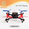 Minitudou Coretex RC Tiny 115 mini DIY racing fpv frame drone with carbon fiber flight control base on F3 EVO