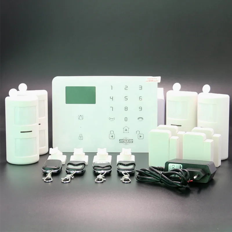 99 zones best Home Products Touch Screen Wireless LCD Alarm System K9