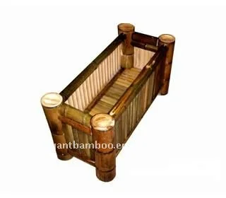 Bamboo Flower Pots And Pot Cover Wooden Bamboo Flower Pots And Pot Cover