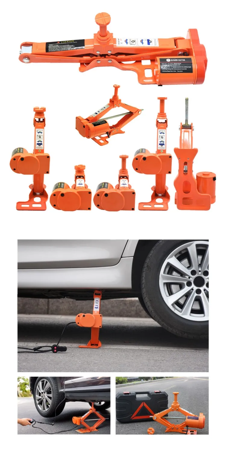 Direct factory supplied 5 ton electric car jack scissor for suv  and small car use