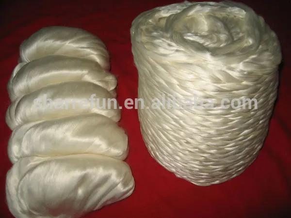 Wholesale Silk Fiber Raw Tussah Silk Fiber - Buy Wholesale Silk Fiber ...