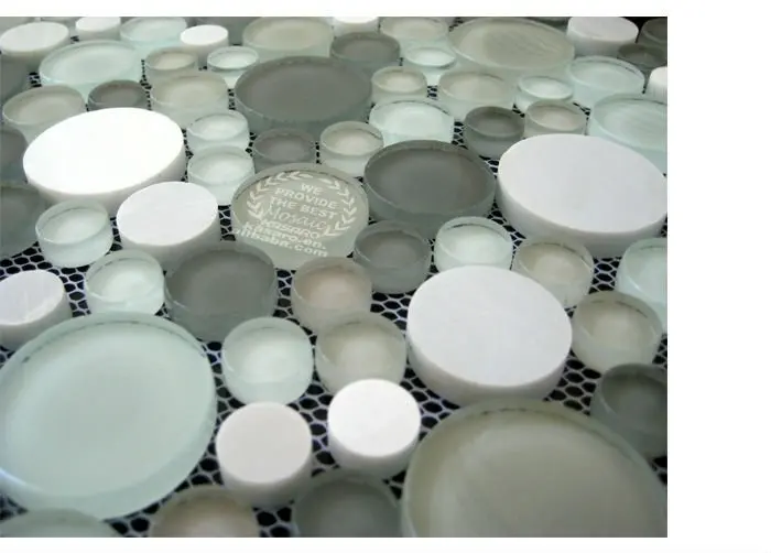 Hot Sale White Bubble Glass Mosaic