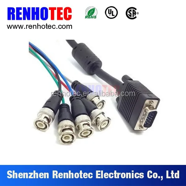 Vga Db9 To Bnc Cable 4 Male Connector Converter Best Selling Products