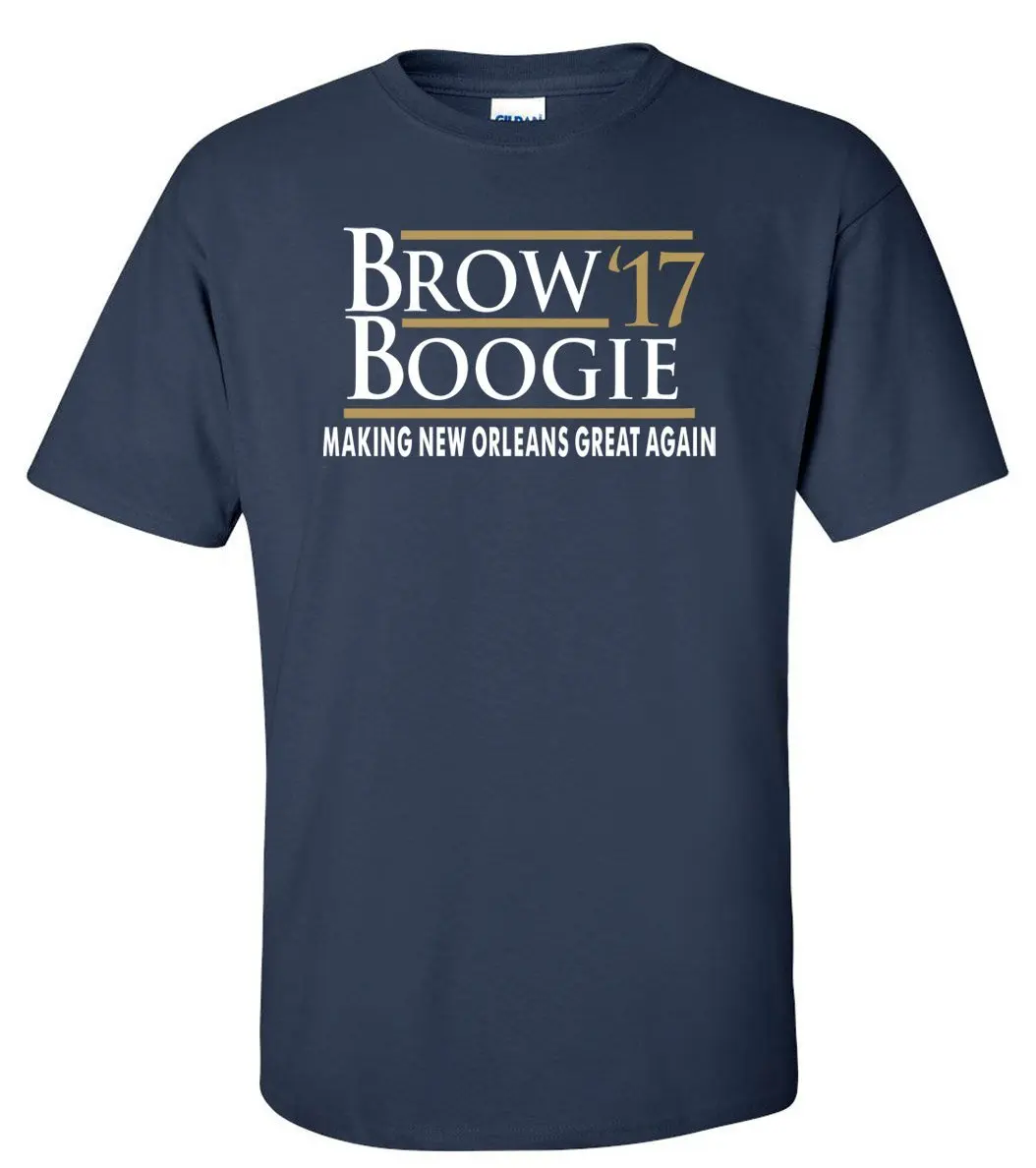 Silo Shirts Navy New Orleans "Brow Boogie 17" T-Shirt. 