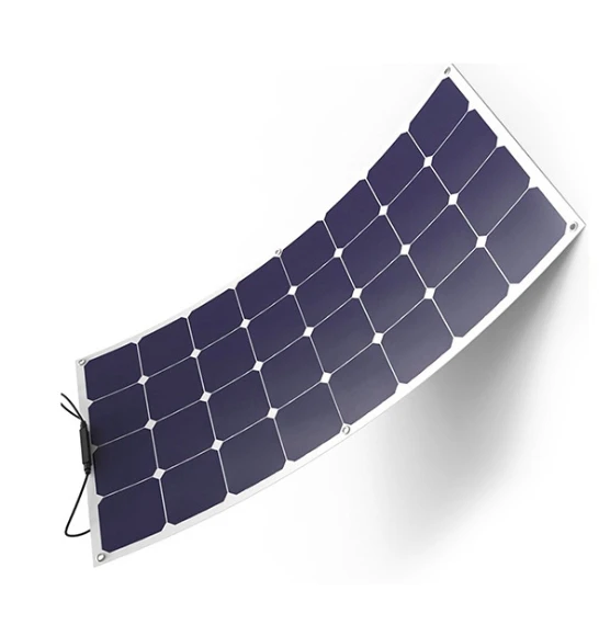 Ideal restricted space applications ETFE 100 watt semi flexible solar panel