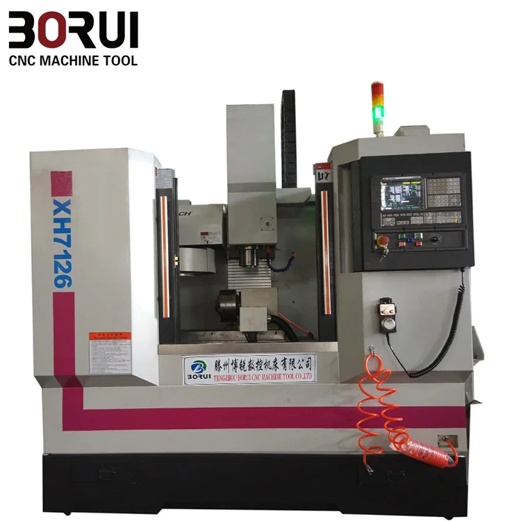 High Precision Benchtop Fanuc Controller Vmc Cnc Milling Machine Xk7124