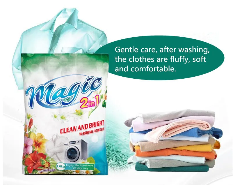 Oem Bulk Cheap Price Powder Detergent,1kg,2kg,10kg 20kg Deep Cleaning