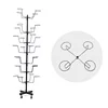 rotating metal hat holder tree stand display rack for retail store