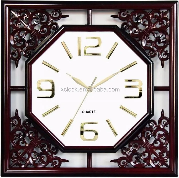 Quartz Analog Type Antique Square Wall Clock - Buy Antique Style Clock ...