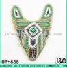 2017 the latest green beaded ladies sandals uppers