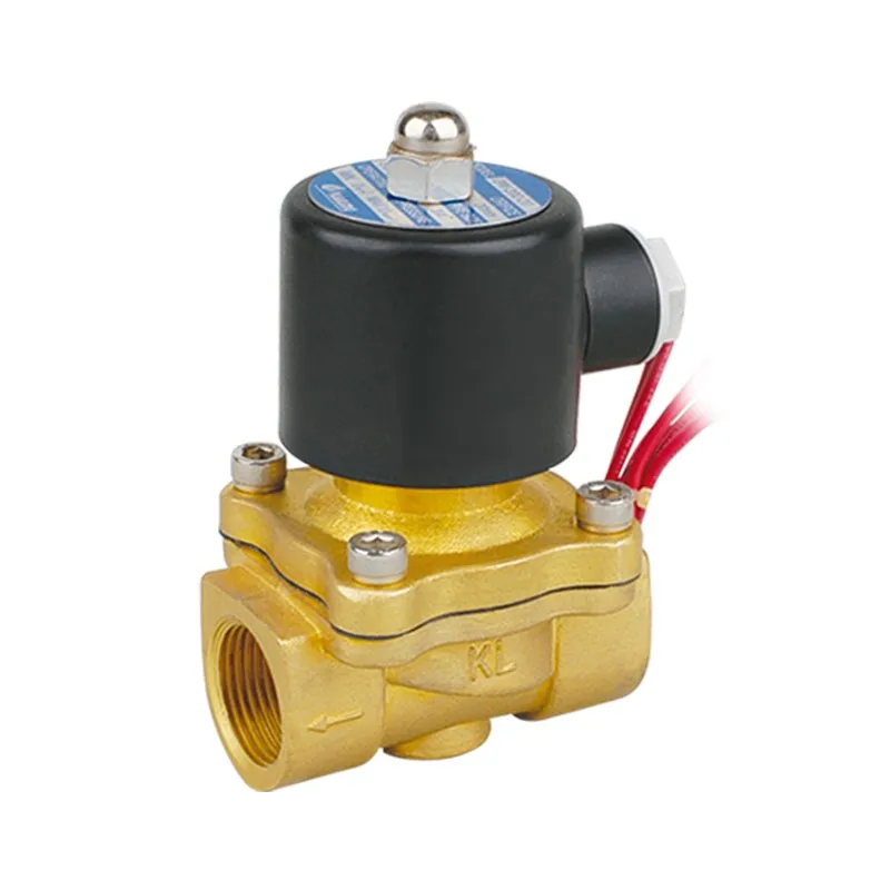 2 Way Electric Water Gas Oil Solenoid Valve For Steam And Shower And 