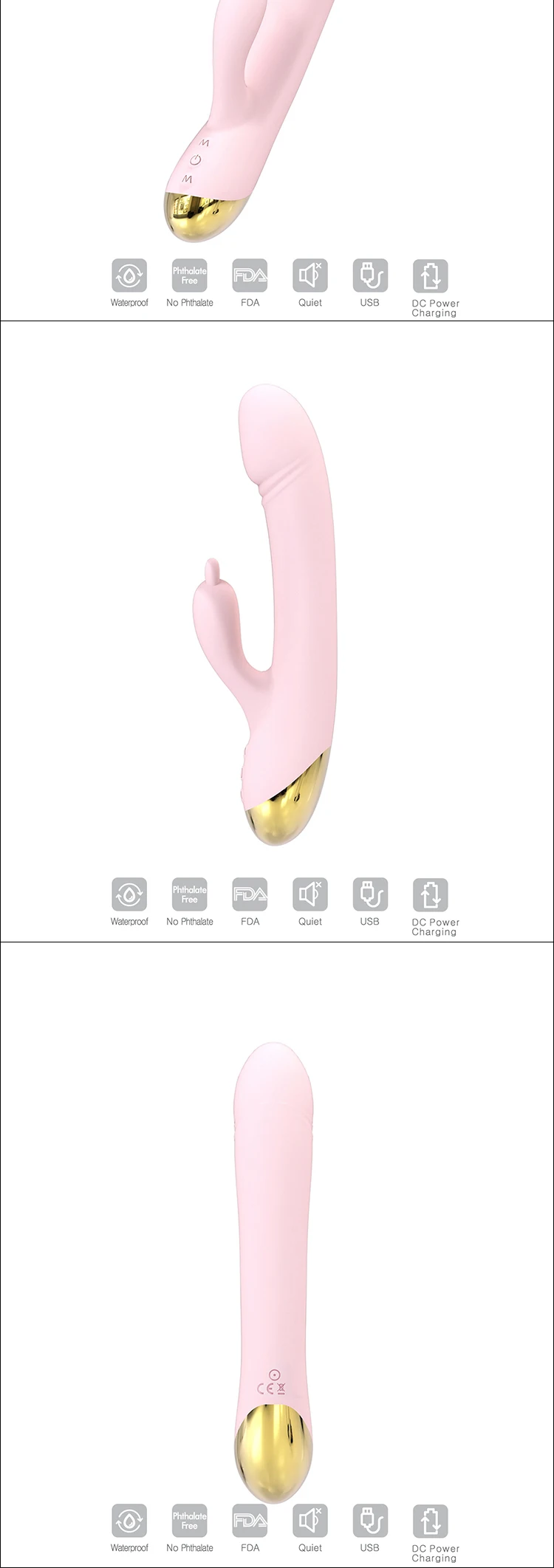 Extra Large Rabbit Vibrator Sex Toy Dildo for Women Sex Toy