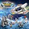 450pcs Space explorer series 6+ building blocks with figure and weapon