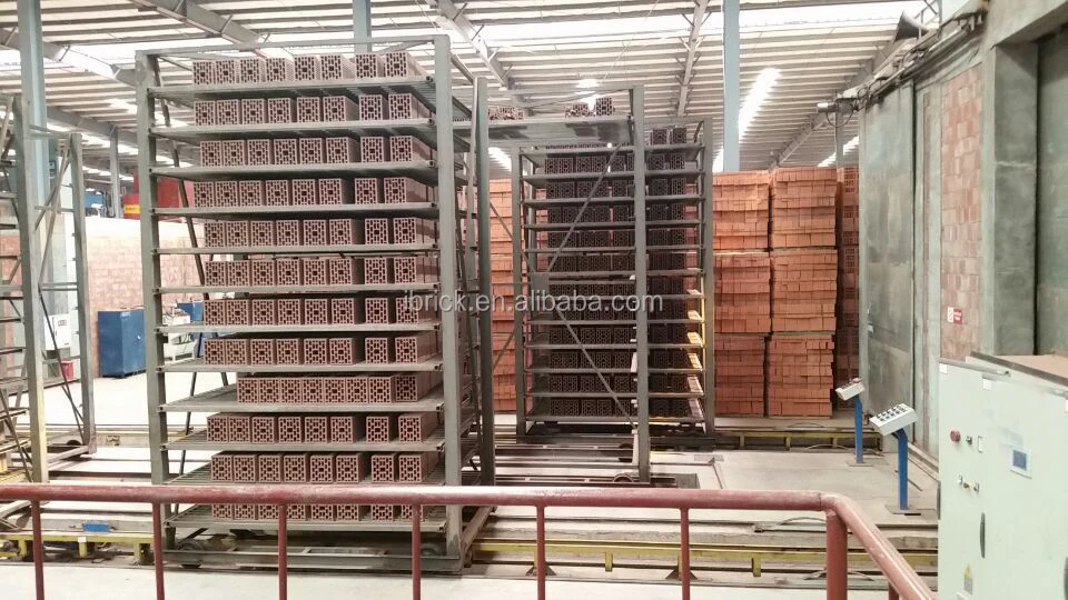 Bbt Full Automatic Clay Brick Production Line Chamber Dryer For Small