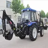 China cheap 4X4WD MAP554 mini farm tractor with backhoe loader ,tractor price list