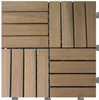 Teak interlocking tiles