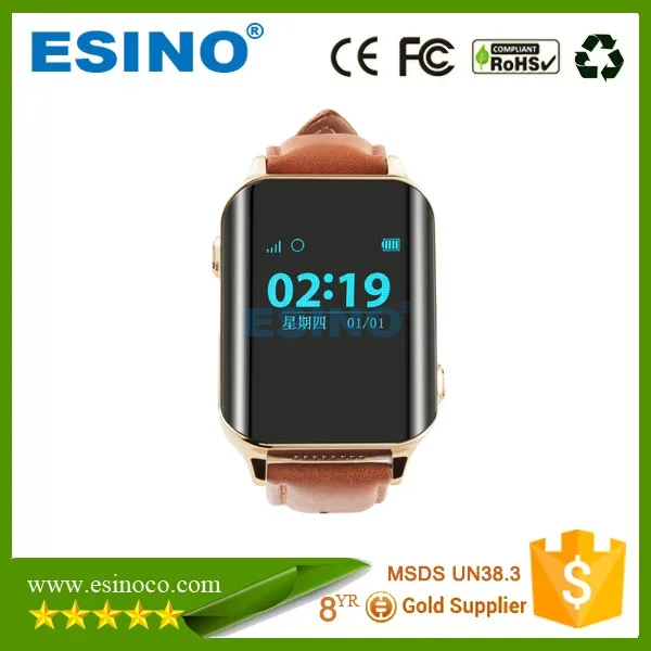 Elderly Heart Rate Monitor Watch Gps Tracker With Sos And Calling
