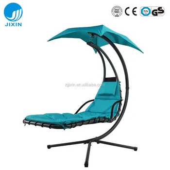 2017 Hanging Chaise Lounger Chair With Umbrella Garden Air Porch Arc Stand Floating Swing Hammock Chair With Canopy Buy Hanging Chaise Lounger Swing