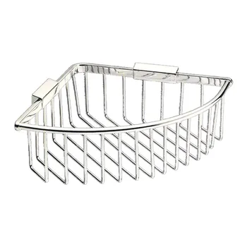 Wall Mounted Bathroom Hanging Wire Corner Storage Basket Shower Wall Mounted Bathroom Hanging Wire