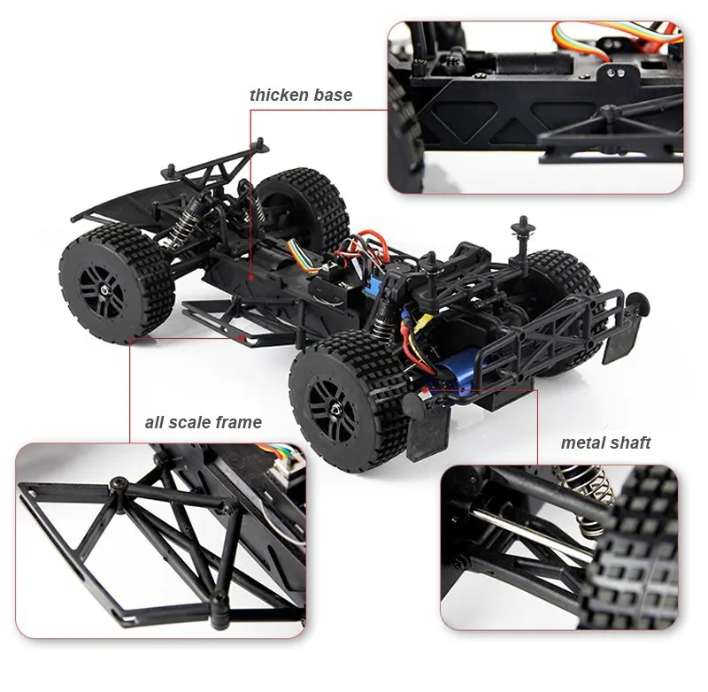 Wltoys L979 1:12 Scale 2.4g 40 Km/h 4wd High Speed Off-road Vehicle Rc