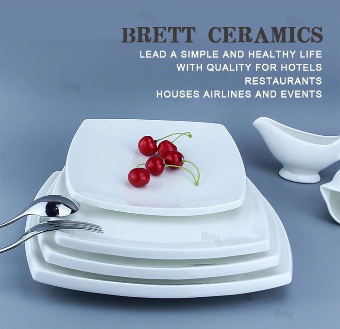 Japanese Restaurant White Teppanyaki Plate Ceramic Plates Dishes